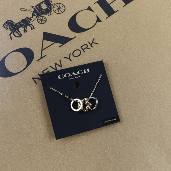 COACH Star Rondell Necklace CY095 A31 - Picture 1 of 8